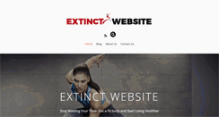 Desktop Screenshot of extinct-website.com